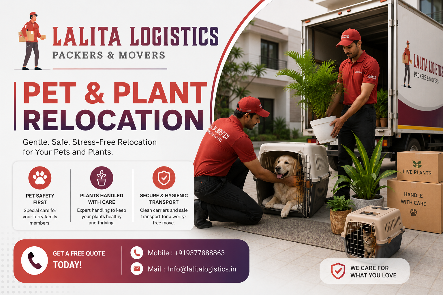 Pet and Plants Relocation Service
